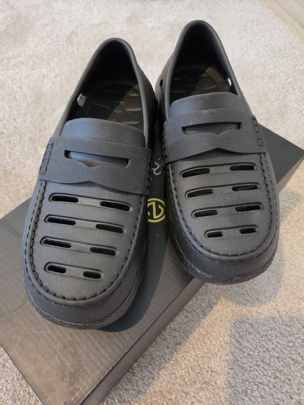 Cole Haan ZeroGrand Black Vented Slip-On Loafers